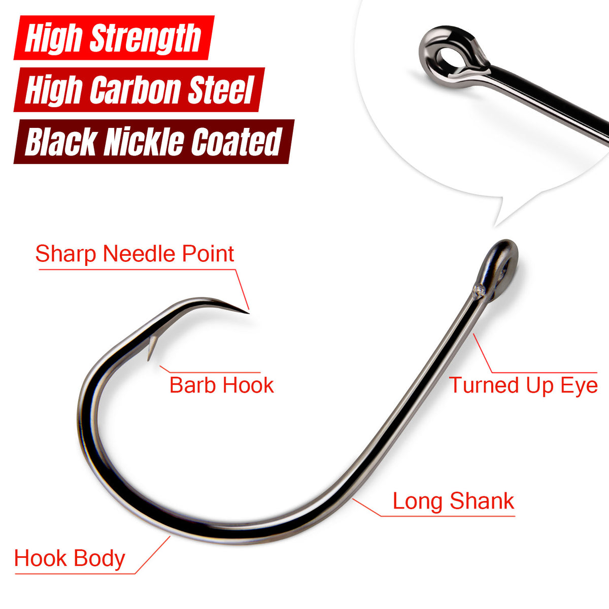 Circle Hooks Set Tackcle Box – Rodeel Fishing