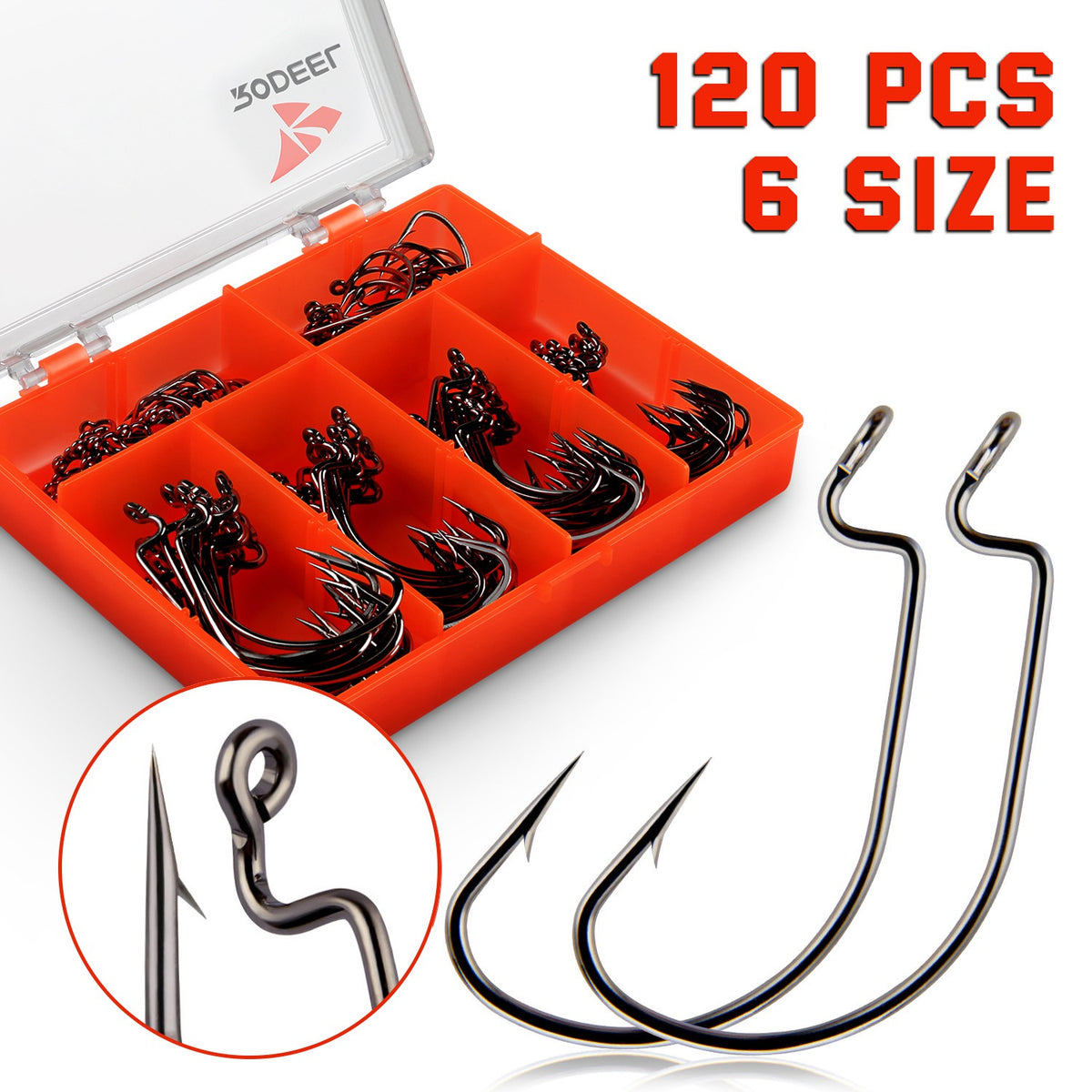 carp fishing hooks size 6 Slurp for Carp, 25-Pack 8 This product can expose you to chemicals including lead 500 Pieces Per Bag in