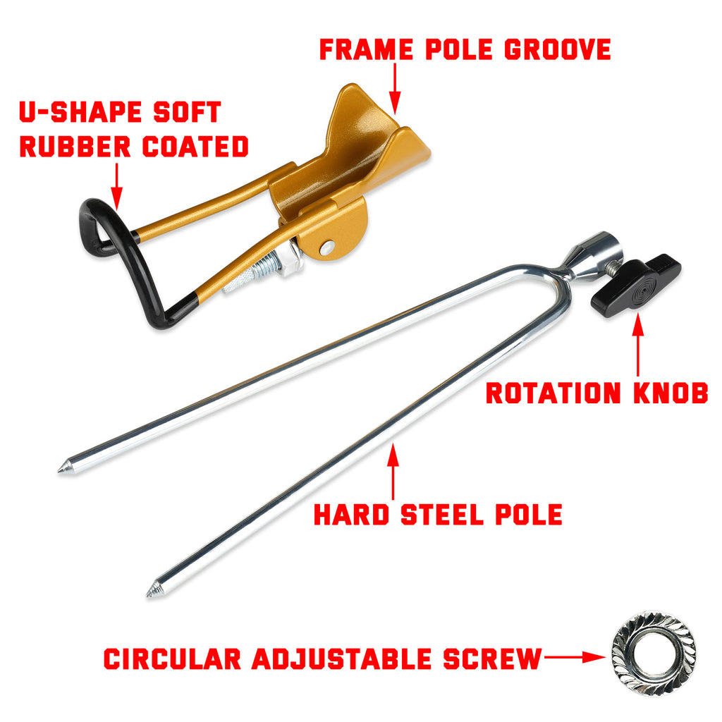 2Pcs Bank Fishing Rod Holder – Rodeel Fishing 2Pcs Bank Fishing Rod Holder – Rodeel Fishing