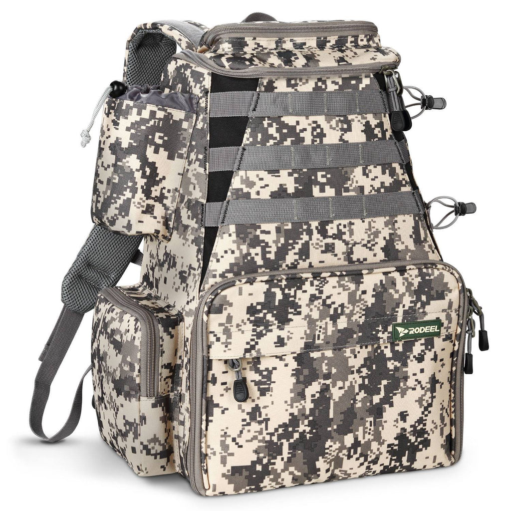 Beige Camouflage Backpack