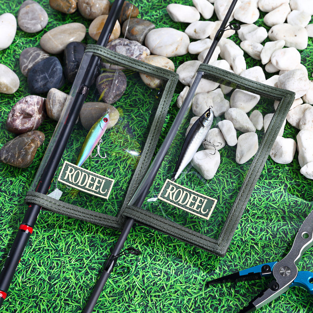 clear plastic and velcro fishing rod lure covers Clear PVC Lure Covers – Rodeel Fishing