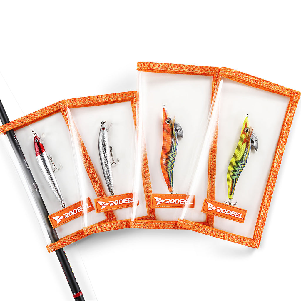 clear plastic and velcro fishing rod lure covers Clear PVC Lure Covers – Rodeel Fishing