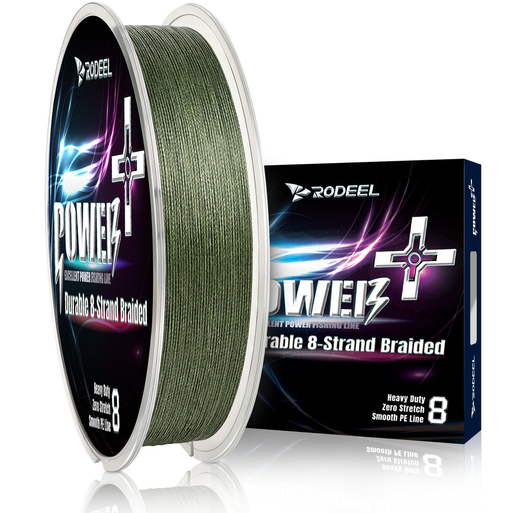 8 strand braided fishing line Power Plus 8 Strands Braided Fishing Line – Rodeel Fishing