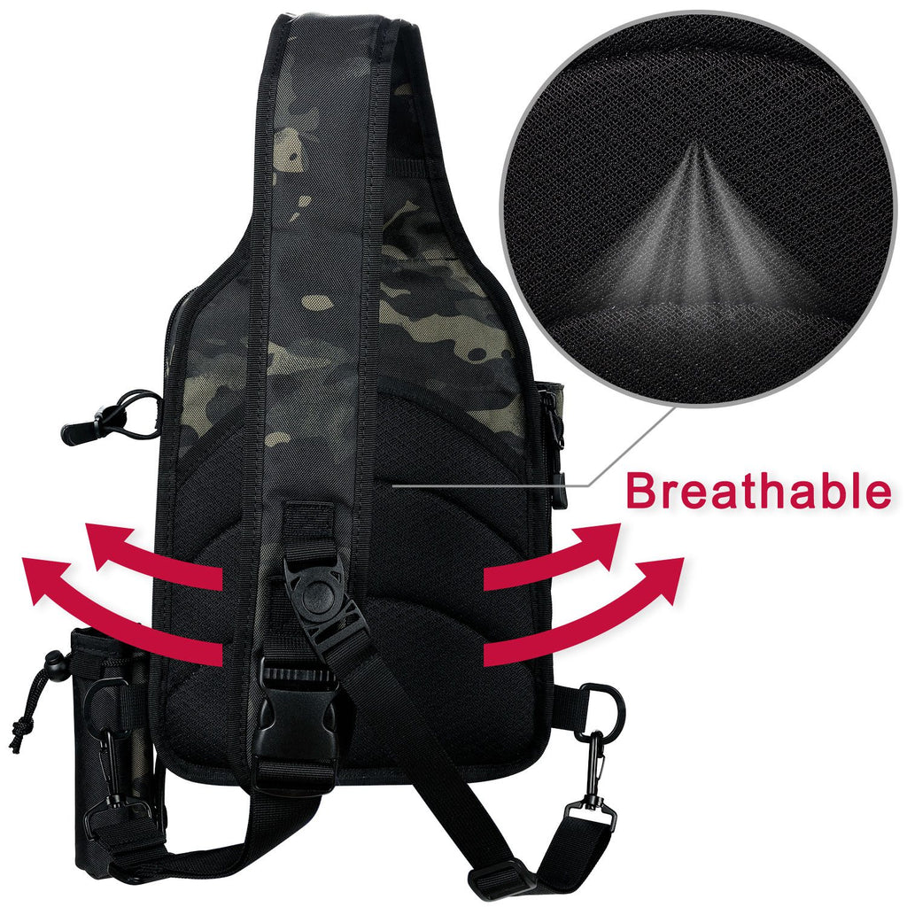 Sling Shlouder Backpack with 1 Box – Rodeel Fishing