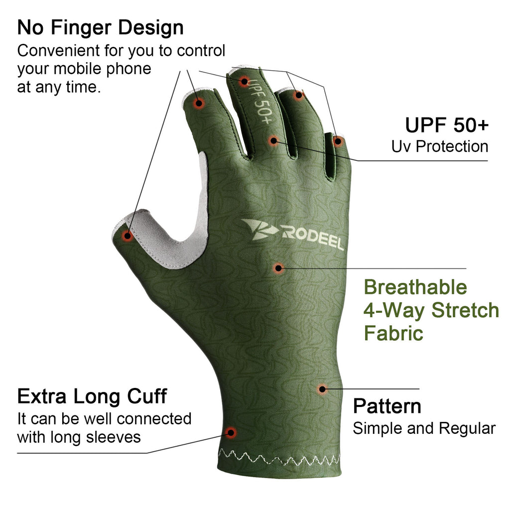 Fishing Fingerless Gloves – Rodeel Fishing