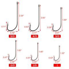 120 Pcs Aberdeen Hooks – Rodeel Fishing