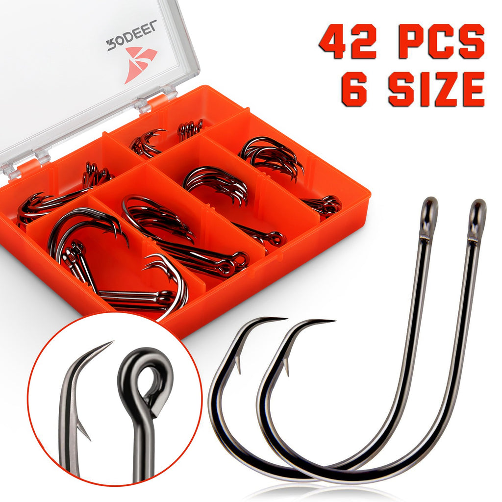 Circle Hooks Set Tackcle Box – Rodeel Fishing Circle Hooks Set Tackcle Box – Rodeel Fishing