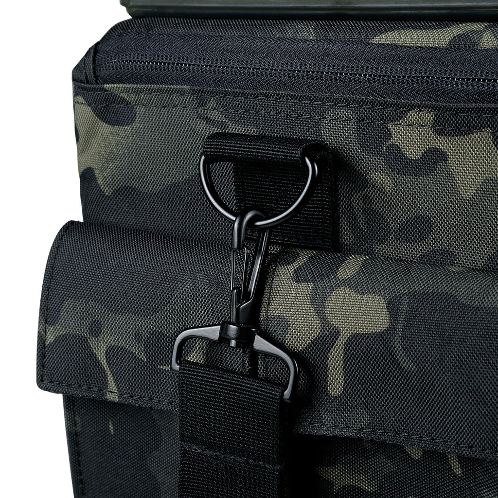 23L Fishing Rod Tackle Backpack Storage Outdoor Shoulder Reel Carrier Bag  Cylindrical Multifunctional Fishing Gear Tackle Bag