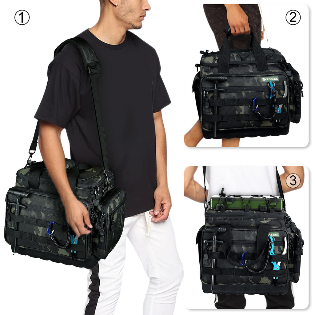 Outdoor Bags Large Fishing Reel Bag Wearable Waterproof Fishing Tackle Bag  Outdoor Travel Bag Fishing Shoulder Pack Backpack XL J230424 From 21,36 €