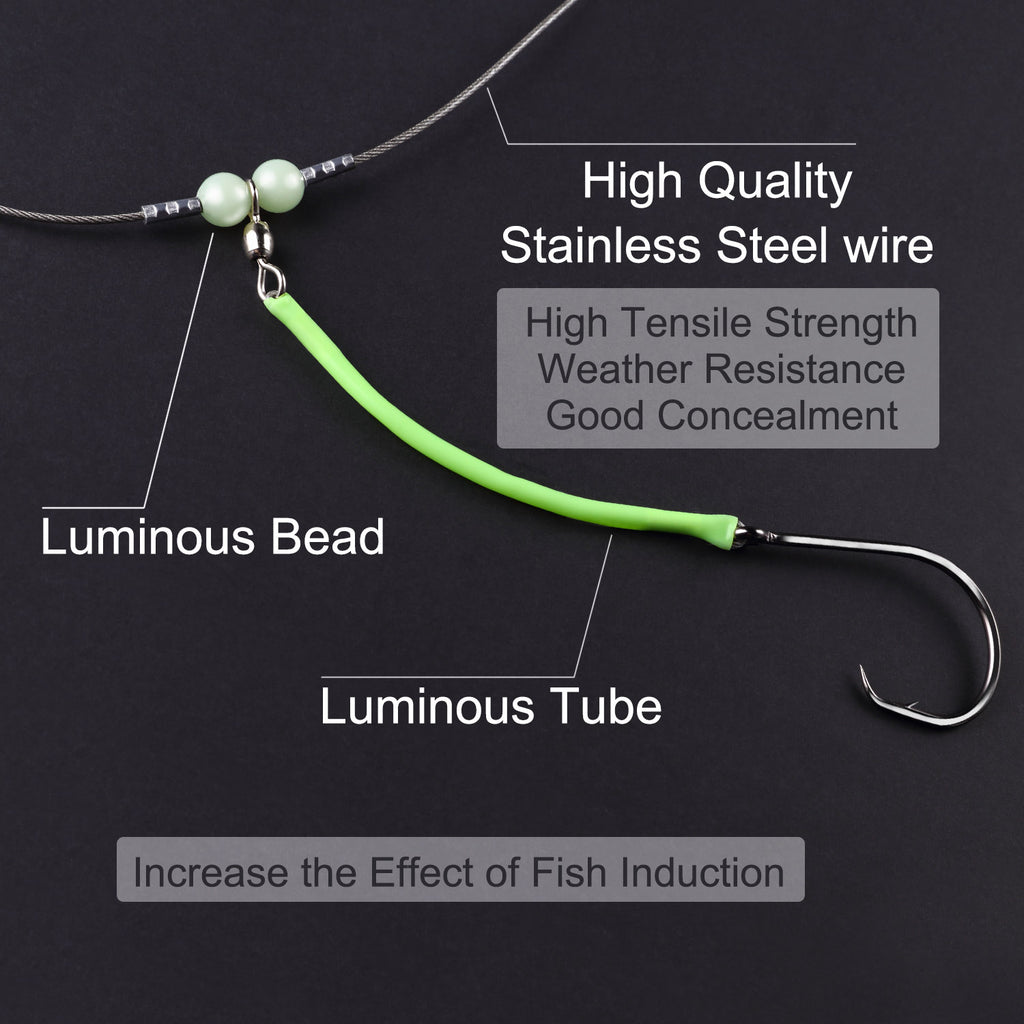 sea fishing string hook with fish