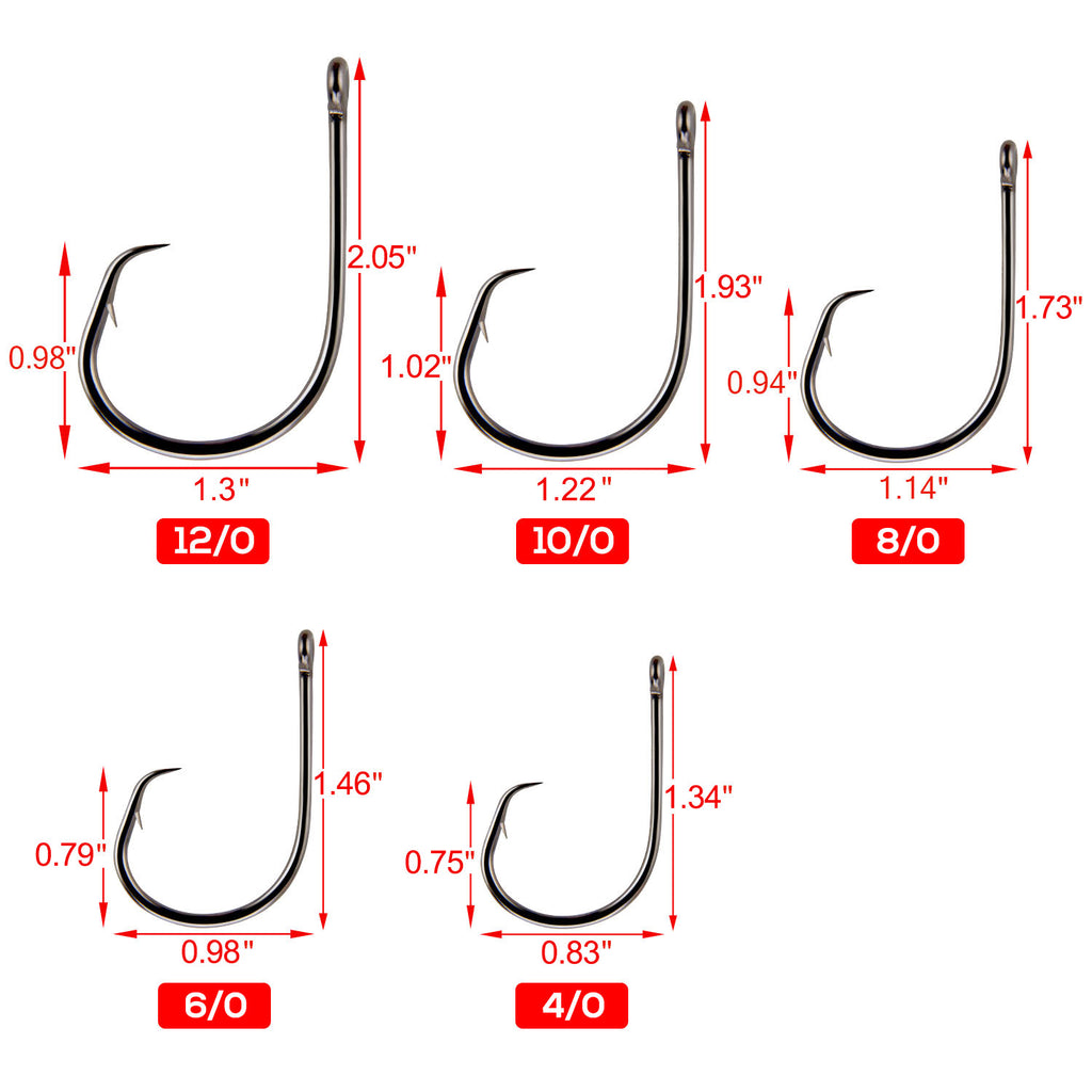 120 Pcs Wide Belly Crank Hooks – Rodeel Fishing